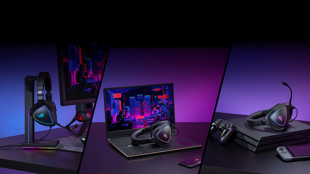 Игровая гарнитура Asus ROG Delta S 90YH02K0-B2UA00 (Black) купить в интернет-магазине icover