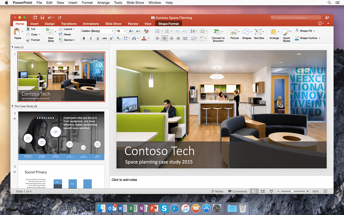 Microsoft Office Mac Home and Business 2016 - офисный пакет приложений, лицензия на 1 ПК купить в интернет-магазине icover