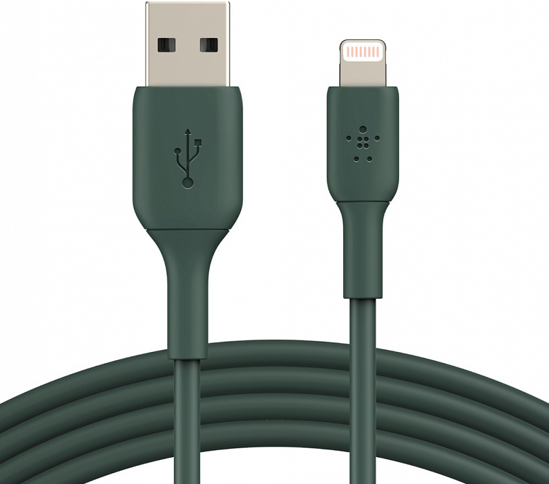 Кабель для iPhone, iPad Belkin Boost Charge USB-A/Lightning 1m CAA001bt1MMG (Green) купить в интернет-магазине icover