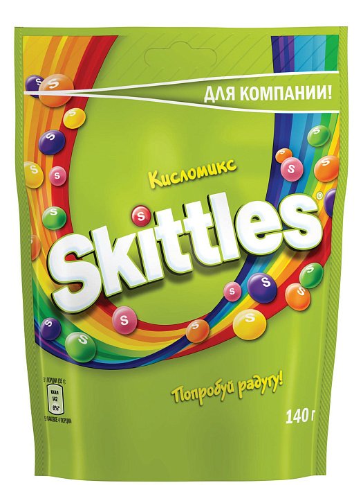 Конфеты Skittles КислоМикс (2 x 140 г.) купить в интернет-магазине icover