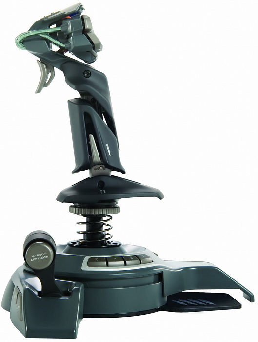 Mad Catz Cyborg F.L.Y.5 Flight Stick (MCB4330200B2/04/1) - проводной джойстик для ПК (Black) купить в интернет-магазине icover