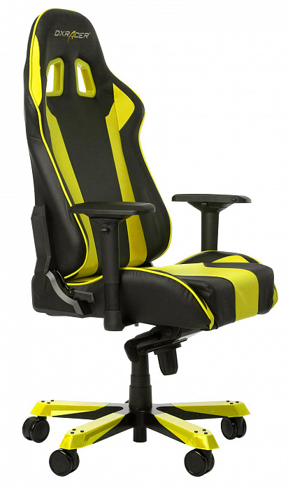 Игровое кресло DXRacer OH/KS06/NY (Black/Yellow) купить в интернет-магазине icover