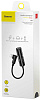 Переходник Baseus L42 Lightning (M) to Lightning (F)/3.5 mm (Black) купить в интернет-магазине icover
