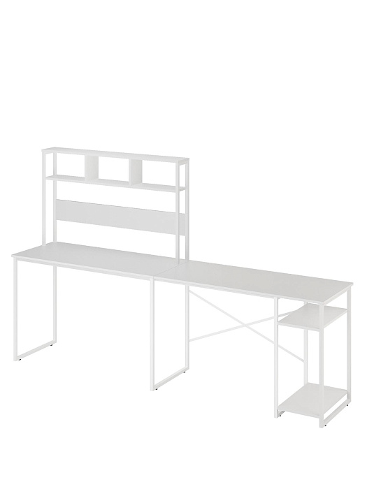 Стол компьютерный угловой лофт Ridberg ALASKA (White) купить в интернет-магазине icover