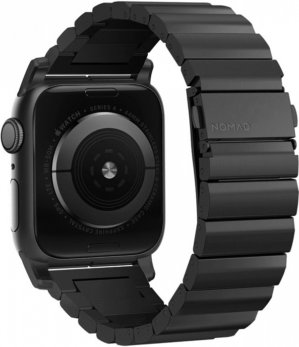 Ремешок Nomad Steel Band (NM1A4HB000) для Apple Watch Series SE/6/2/3/4 42/44 mm (Black) купить в интернет-магазине icover