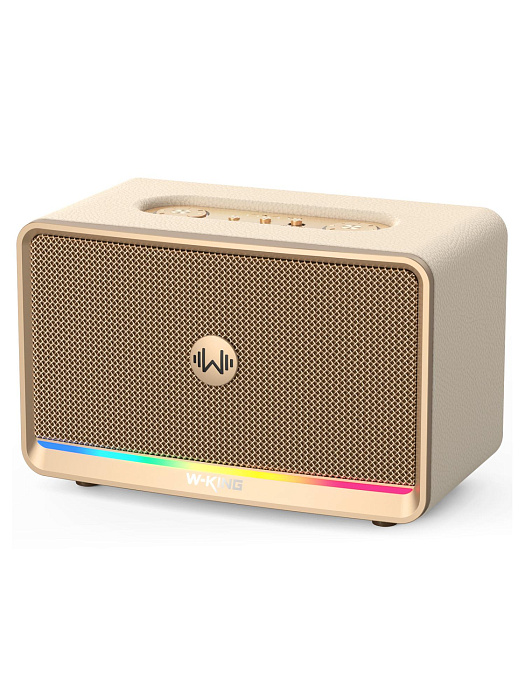 Колонка портативная W-KING H330 Boombox Speaker (Cream) купить в интернет-магазине icover