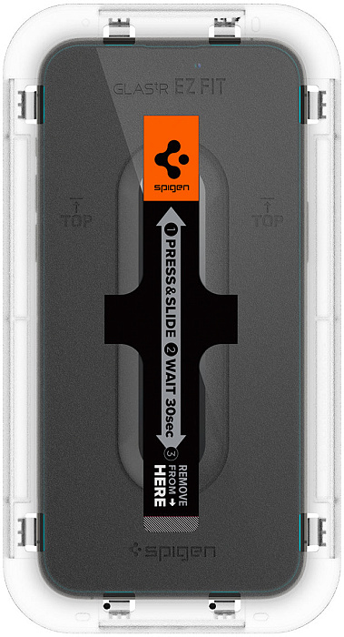 Защитное стекло Spigen Glas.tR EZ Fit 2 Pack (AGL05214) для iPhone 14 Pro (Transparency) купить в интернет-магазине icover