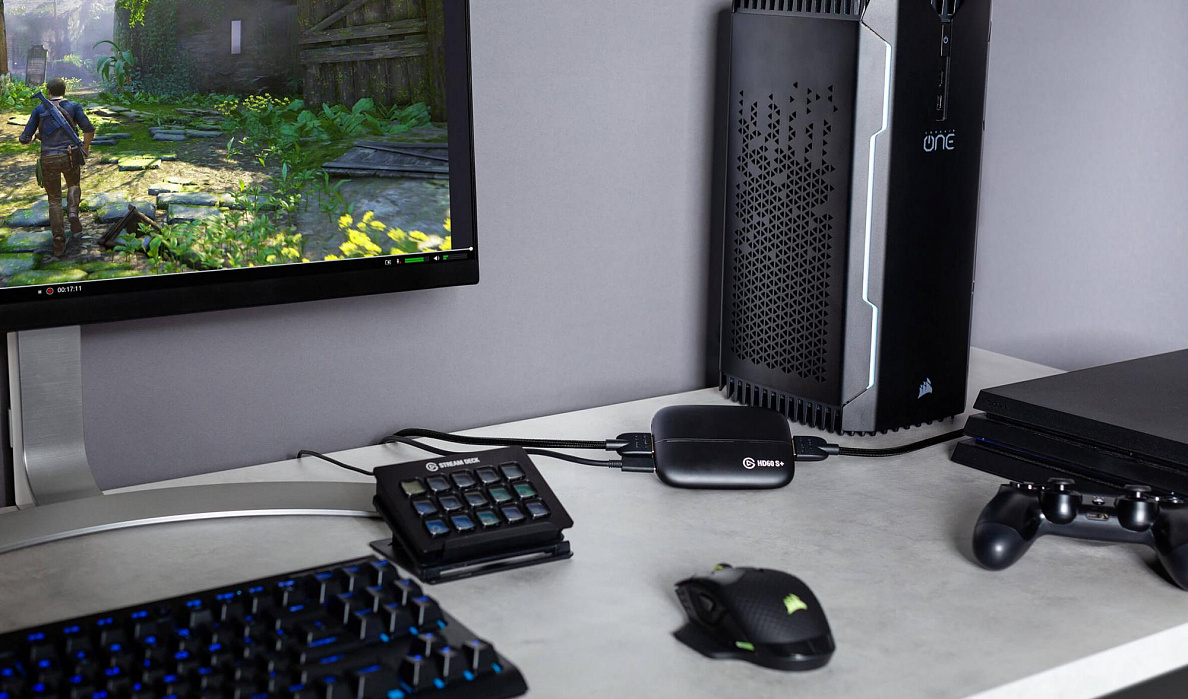 Устройство захвата видео Elgato Game Capture HD60 S+ (Black) купить в интернет-магазине icover