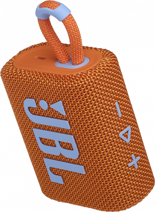 Портативная акустика JBL Go 3 (Orange) купить в интернет-магазине icover