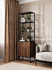 Стеллаж лофт RIDBERG DENVER модуль 1 (Dark Oak/Black) купить в интернет-магазине icover
