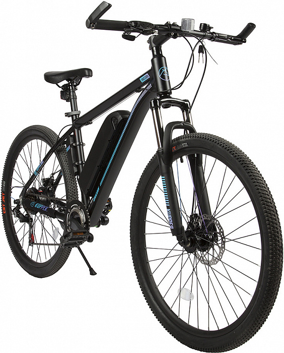 Велогибрид Eltreco Kupper Unicorn 010836-0200 (Black/Blue) купить в интернет-магазине icover