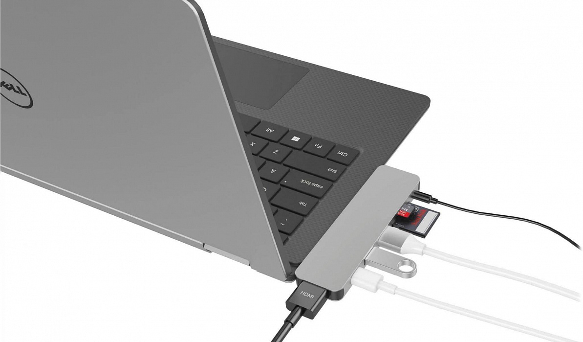 USB-концентратор HyperDrive Solo GN21D для MacBook (Silver) купить в интернет-магазине icover