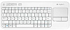 Logitech Wireless Touch K400 (920-005931) - беспроводная клавиатура с тачпадом (White) купить в интернет-магазине icover