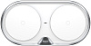 Беспроводное зарядное устройство Baseus Dual Wireless Plastic Style (WXSJK-02) переходник на евровилку (White) купить в интернет-магазине icover