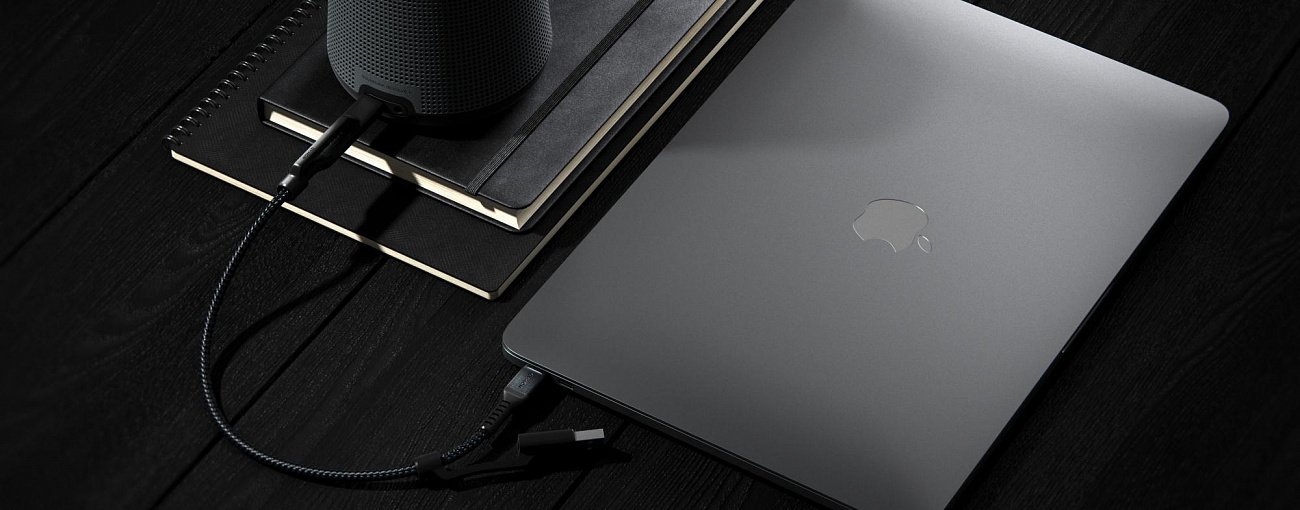 Кабель Nomad Universal Kevlar USB-C/USB-A/microUSB 0.3m (NM01512B00) купить в интернет-магазине icover