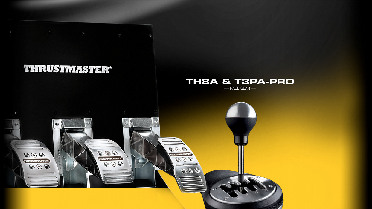 Игровой комплект Thrustmaster TH8A & T3PA PRO для PS4/Xbox Onе/PC (Steel) купить в интернет-магазине icover