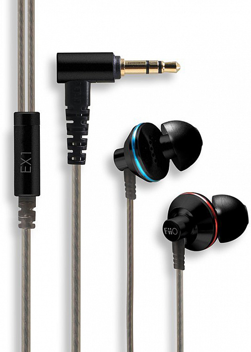 FiiO EX1 - внутриканальные наушники (Black) купить в интернет-магазине icover
