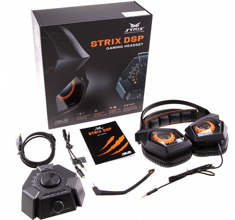 Asus Strix 7.1 - игровая гарнитура (Black) купить в интернет-магазине icover