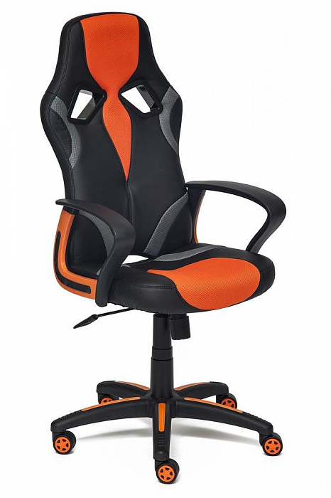 Игровое кресло Tetchair RUNNER (Black/Orange) купить в интернет-магазине icover