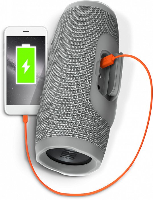 Портативная акустическая система JBL Charge 3 (Grey) купить в интернет-магазине icover