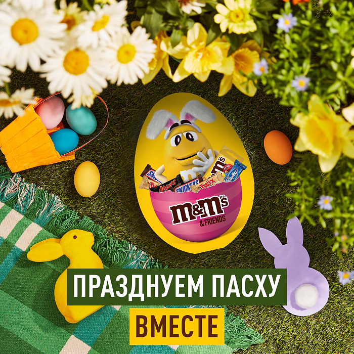 Набор подарочный M&M's Пасхальное яйцо 190г х 20 шт. купить в интернет-магазине icover