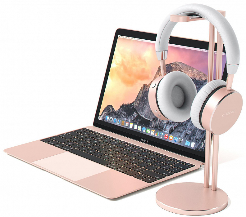 Подставка Satechi Slim Aluminum (ST-ALSHSR) для наушников (Rose Gold) купить в интернет-магазине icover