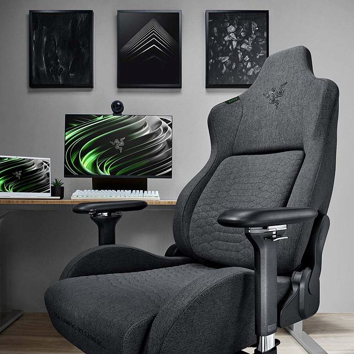 Игровое кресло Razer Iskur XL Fabric RZ38-03950300-R3G1 (Dark Gray) купить в интернет-магазине icover