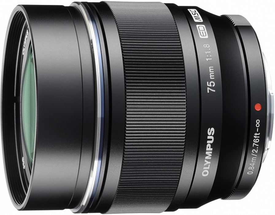 Olympus M.Zuiko Digital ED 75mm 1:1.8 (V311040BE000) - объектив для фотокамер OM-D & PEN (Black)  купить в интернет-магазине icover