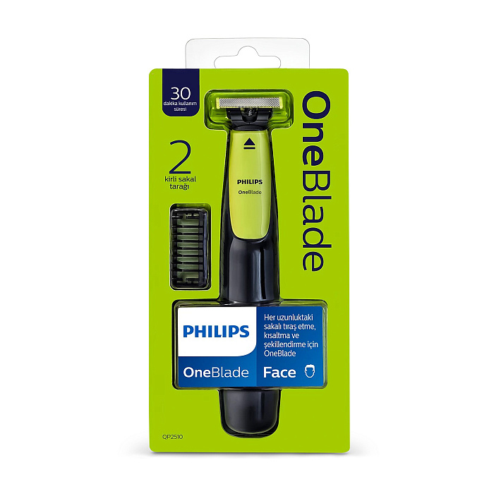 Электрическая бритва для лица Philips OneBlade QP2510/10 (Green/Black) купить в интернет-магазине icover