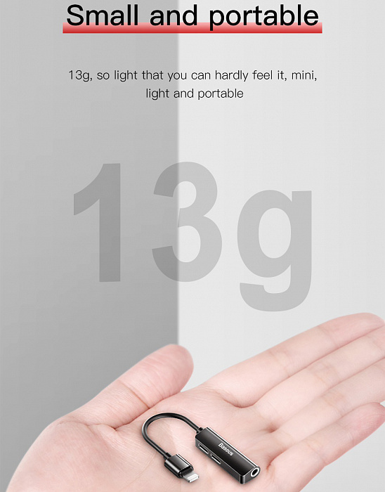 Переходник для iPod, iPhone, iPad Baseus 3-in-1 L52 Lightning-3.5mm/2xLightning CALL52-S1 (Silver) купить в интернет-магазине icover
