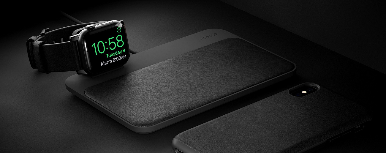 Беспроводное зарядное устройство Nomad Base Station Watch Edition (Black) купить в интернет-магазине icover