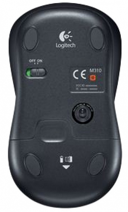 Мышь беспроводная Logitech Wireless Mouse M310 910-003986 (Grey/Black) купить в интернет-магазине icover