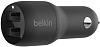 Автомобильное зарядное устройство Belkin Boost Up Dual USB-A 24W CCB001btBK (Black) купить в интернет-магазине icover