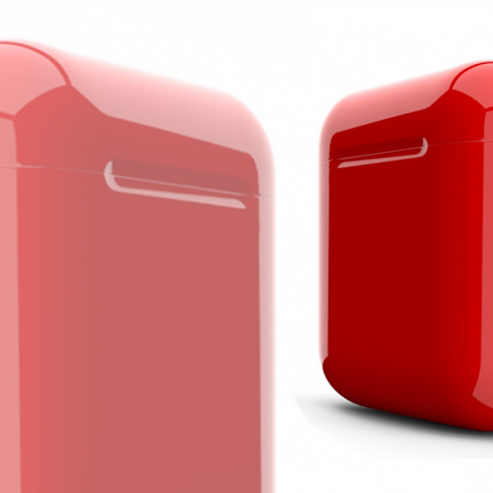 Беспроводные наушники Apple AirPods Color (Gloss Red) купить в интернет-магазине icover