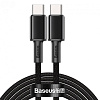 Кабель Baseus High Density Braided Fast Charging USB-C 1m CATGD-01 (Black) купить в интернет-магазине icover