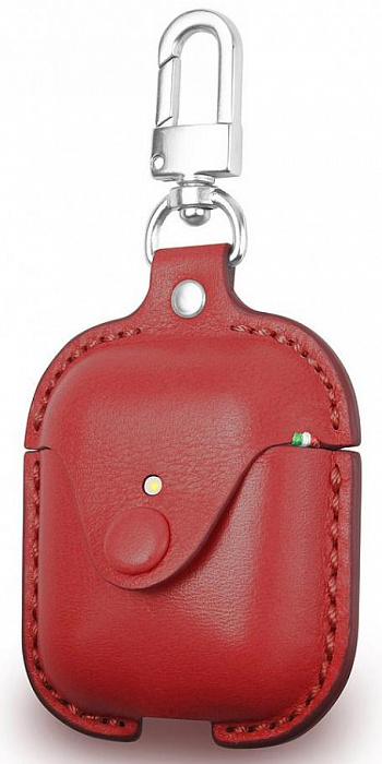 Чехол Cozistyle Cozi Leather (CLCPO011) для AirPods (Red) купить в интернет-магазине icover