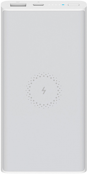 Внешний аккумулятор Xiaomi Mi Wireless Lite 10000mAh (WPB15ZM) с беспроводной зарядкой (White) купить в интернет-магазине icover