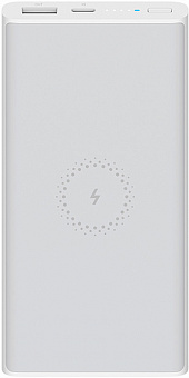 Внешний аккумулятор Xiaomi Mi Wireless Lite 10000mAh (WPB15ZM) с беспроводной зарядкой (White)