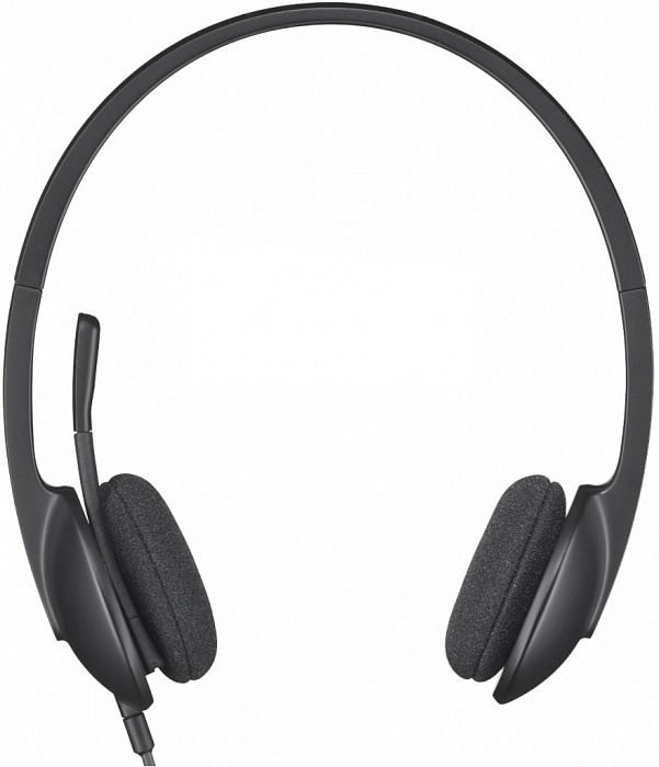 Наушники с микрофоном Logitech H340 981-000475 (Black) купить в интернет-магазине icover