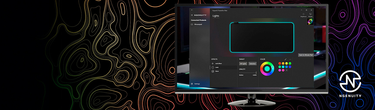 Игровой коврик для мыши HyperX Pulsefire Mat RGB (HMPM1R-A-XL) купить в интернет-магазине icover