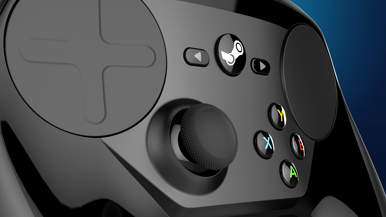 Игровой манипулятор Valve Steam Controller для PC и Mac (Black) купить в интернет-магазине icover