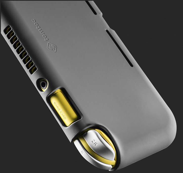 Чехол Tomtoc Liquid Silicon Case для Nintendo Switch Lite (Gray) купить в интернет-магазине icover