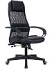 Кресло руководителя Бюрократ CH-NOVA LUX сетка/ткань/экокожа/пластик (Black) купить в интернет-магазине icover