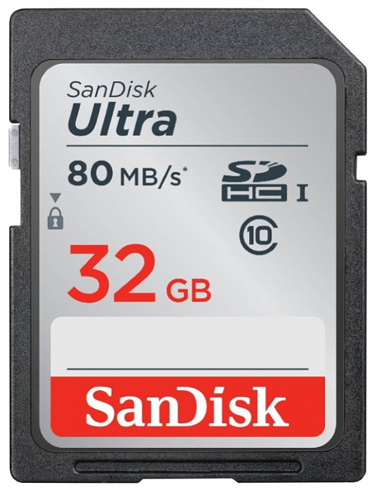 Карта памяти SanDisk Ultra SDHC Class 10 UHS-I 32Gb (SDSDUNC-032G-GN6IN) купить в интернет-магазине icover