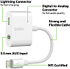 Переходник Belkin 3.5mm Audio + Charge RockStar F8J212btWHT (White) купить в интернет-магазине icover