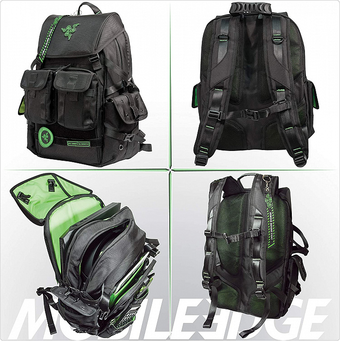 Рюкзак Mobile Edge Razer Tactical Pro для ноутбука 17" (RAZERBP17) купить в интернет-магазине icover
