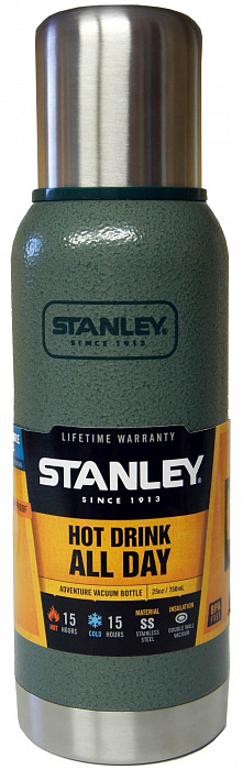 Термос Stanley Adventure 0.75L 10-01562-005 (Green/Steel) купить в интернет-магазине icover
