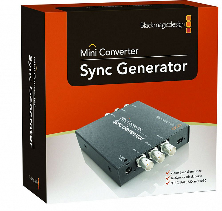 Blackmagic Mini Converter - конвертер Sync Generator купить в интернет-магазине icover