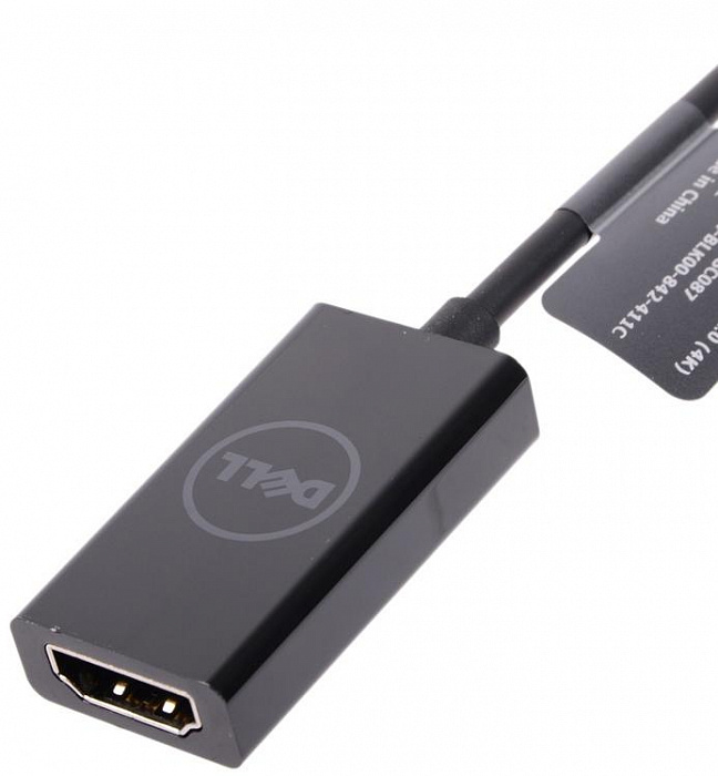 Переходник Dell DisplayPort to HDMI 2.0 492-BBXU (Black) купить в интернет-магазине icover