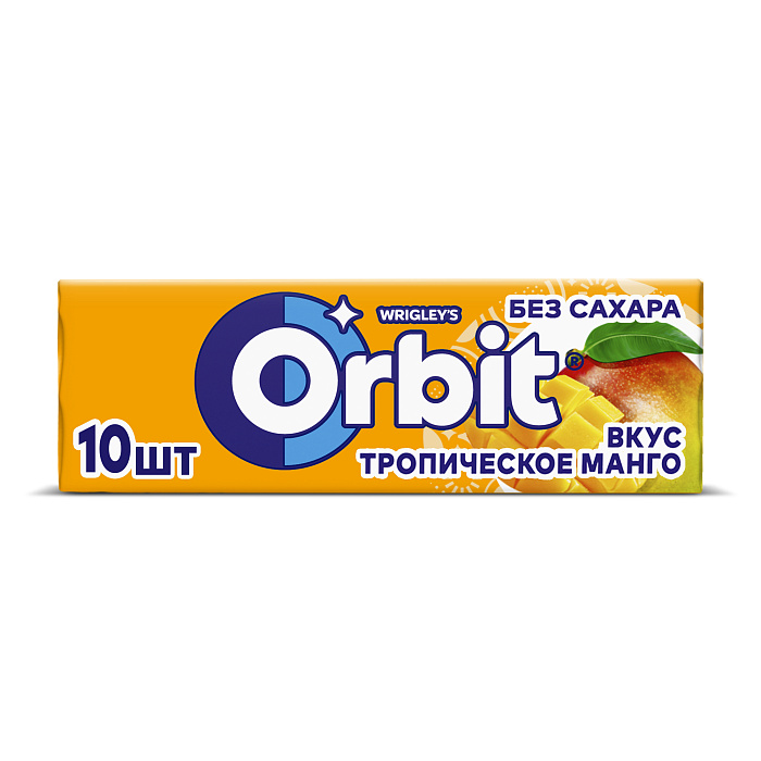 Жевательная резинка Orbit Манго, без сахара (30х13.6г) купить в интернет-магазине icover